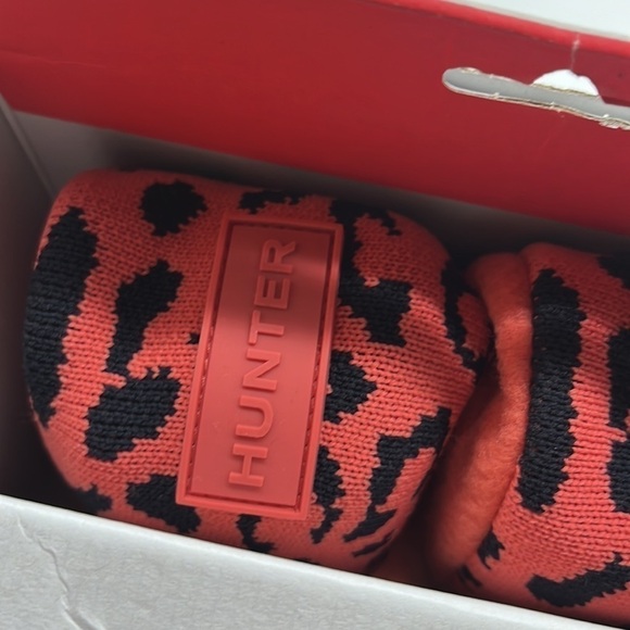 Hunter Boot Socks NWT Tall Boot Socks Honeysuckle Leopard Sz Large. MS1928D - Picture 7 of 7